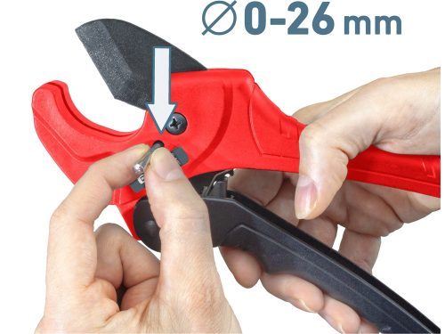 EXTOL PREMIUM műanyagcső vágóolló, max.: 42mm