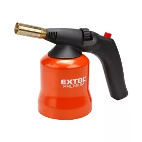   EXTOL PREMIUM gázlámpa forrasztáshoz, piezós, fém gázpalack tartó