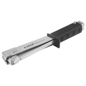   EXTOL PREMIUM  tűzőkalapács, krómozott (profi) 10,6mm; 6-10mm (10,6mm), felhasználás: tűzőgépkapocs, uszeg, szeg fejjel, fej nélkül