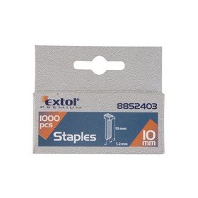   EXTOL PREMIUM szeg fejjel profi tűzőgéphez 1000db ; 14mm (fej átm: 2 mm; szár átm: 1,2 mm)