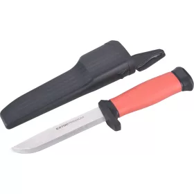   EXTOL PREMIUM  univerzális vágókés, 4Cr14 acél penge, műanyag nyél+tok, penge hossz: 103 mm, teljes hossz: 223 mm