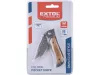 EXTOL PREMIUM zsebkés (bicska), rozsdamentes acél penge damaszk mintával, fa betétes nyél, teljes/összecsukott hossz.:160/90 mm