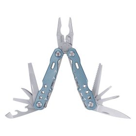   EXTOL PREMIUM multifunkciós rozsdamentes szerszám, kombinált fogóval+ késpengével, 3Cr13, 11 funk teljes/összecsukott hossz.:165/105mm