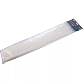   EXTOL PREMIUM kábelkötegelő 7,6×540mm 50db, fehér nylon; UV-, sav- és lúgálló