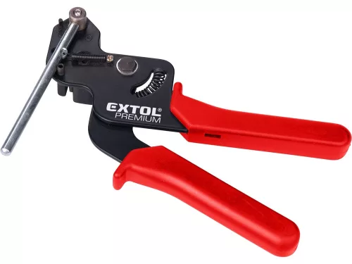 EXTOL PREMIUM kábelkötegelő fogó; rozsdamentes kábelkötegelőhöz, 208mm, műanyag nyél
