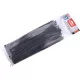 EXTOL PREMIUM kábelkötegelő 3,6×200mm 100db, EXTRA, fekete nylon; UV-, sav- és lúgálló
