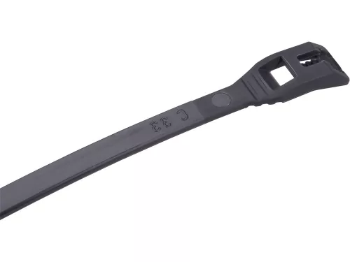 EXTOL PREMIUM kábelkötegelő 3,6×200mm 100db, EXTRA, fekete nylon; UV-, sav- és lúgálló