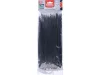 EXTOL PREMIUM kábelkötegelő 3,6×200mm 100db, EXTRA, fekete nylon; UV-, sav- és lúgálló