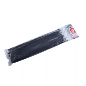   EXTOL PREMIUM kábelkötegelő 7,6×370mm 50db, EXTRA, fekete nylon; UV-, sav- és lúgálló