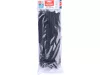 EXTOL PREMIUM kábelkötegelő 7,2×300 mm 100db, többször használható (oldható) fekete nylon; UV-, sav- és lúgálló