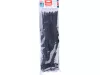 EXTOL PREMIUM kábelkötegelő 7,2×400 mm 100db, többször használható (oldható) fekete nylon; UV-, sav- és lúgálló
