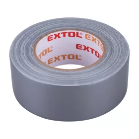   EXTOL PREMIUM ragasztószalag textiles, szürke, 50mm×50m (hobby szalag / duckt tape)