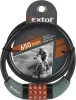 EXTOL PREMIUM kerékpárzár, 10×650mm, számzáras