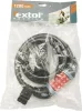 EXTOL PREMIUM kerékpárzár, spirál, 12×1200mm, számzáras, műanyag tartóval