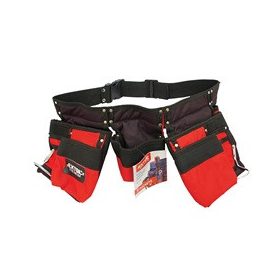   EXTOL PREMIUM szerszámtartó öv, 7+5 zseb, nylon szövet, műanyag csat