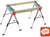 Extol Premium asztalosbak/fűrészbak állítható, összecsukható; 600 - 850 mm, max. terhelés: 550 kg, saját tömeg: 7,9 kg