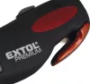 EXTOL PREMIUM  nyomásmérő digitális, 5 az 1-ben autós funkció: nyomásmérő, fehér fény, vörös fény, üvegtörő, biztonsági öv átvágó