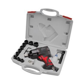   EXTOL PREMIUM légkulcs klt., 15 db, 1/2", 340Nm, 7400 1/min