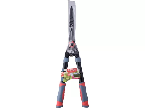 EXTOL PREMIUM  sövényvágó olló; 630mm, hullámos, tapadásmentes penge, gumírozott műanyag fogantyúval