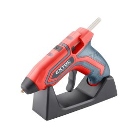   Extol Premium akkus ragasztópisztoly, 4V, 1500 mAh Li-ion akku, stift átm: 7,2 mm
