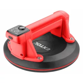   EXTOL PREMIUM akkus vákuumos emelő (üvegemelő/lapemelő), automatikus vákuumtartással, USB töltés, 3,7V, 2000 mAh Li-ion akku
