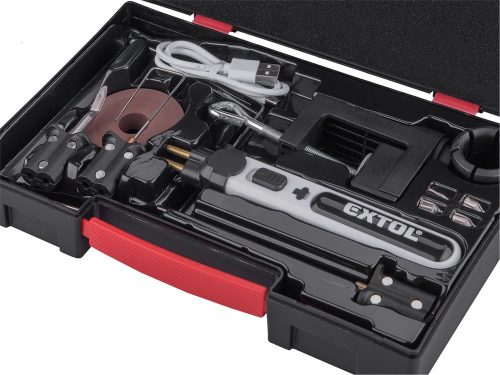 Extol Premium akkus polisztirolvágó, huzalos 4V, 2000 mAh Li-ion akku