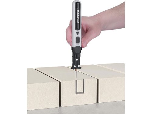 Extol Premium akkus polisztirolvágó, huzalos 4V, 2000 mAh Li-ion akku