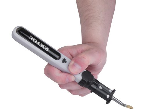 Extol Premium akkus polisztirolvágó, huzalos 4V, 2000 mAh Li-ion akku