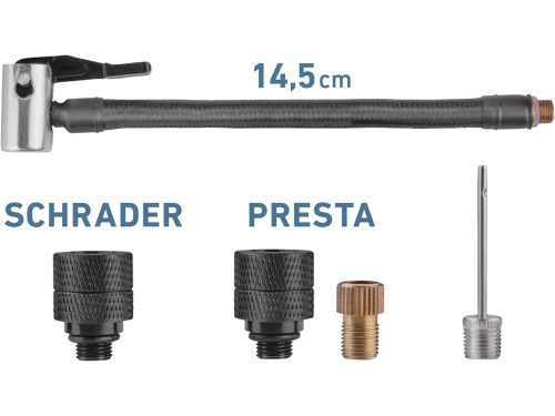 EXTOL PREMIUM akkus légkompresszor 8V, 500 mAh Li-ion akku, max. 10,3 Bar