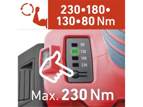 EXTOL PREMIUM   akkus ütvecsavarozó, Share20V, szénkefementes, 1/4" hatszög, Li-ion; 20V akku: 2 Ah, töltő, 230 Nm