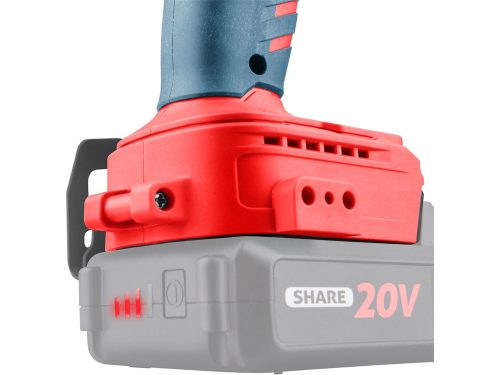 EXTOL PREMIUM   akkus ütvecsavarozó, Share20V, szénkefementes, 1/4" hatszög, Li-ion, 230 Nm, AKKU és TÖLTŐ NÉLKÜL!