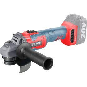   EXTOL PREMIUM   akkus sarokcsiszológép, Share20V, 20V, Li-ion, szénkefe nélküli, 125mm, AKKU és TÖLTŐ NÉLKÜL!