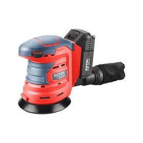   EXTOL PREMIUM akkus rotációs (excentrikus) csiszoló, Share20V,  Li-ion, 1db 2000 mAh, akku, 1db töltő, 125 mm