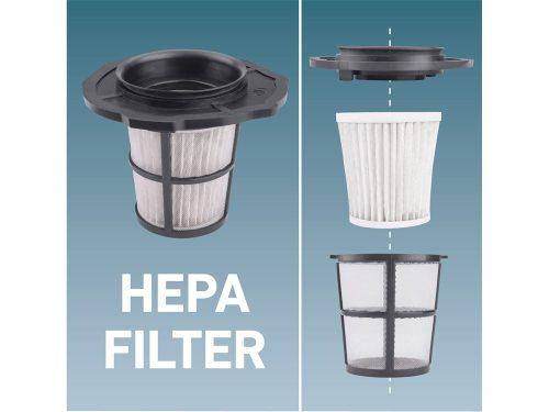 EXTOL PREMIUM   akkus porszívó, Share20V, 20V, Li-ion, AKKU és TÖLTŐ NÉLKÜL, HEPA szűrő
