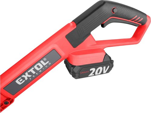 EXTOL PREMIUM   akkus fűszegélynyíró gép Share20V, 1db 2000 mAh Li-ion akku, 1db töltő