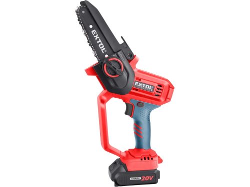 EXTOL PREMIUM   akkus láncfűrészgép egykezes, Share20V, 20V, Li-ion, 155 mm