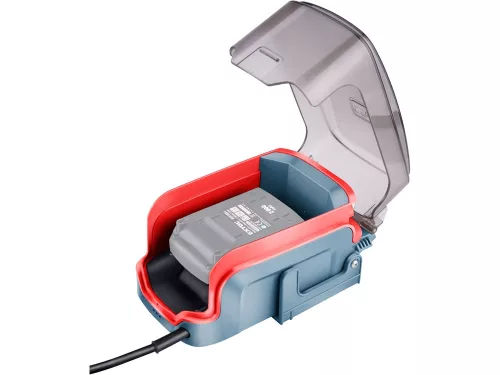 EXTOL PREMIUM akkus esővíz (hordóürítő) szivattyú, Share20V, 80W, szállító telj: 1,9 m3/h, Li-ion,  AKKU és TÖLTŐ NÉLKÜL!