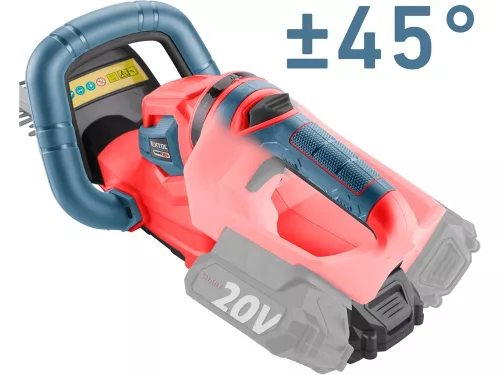 EXTOL PREMIUM   akkus sövényvágó gép, Share20V, 20V, Li-ion, 474mm, 1db 2000 mAh Li-ion akku, 1db töltő