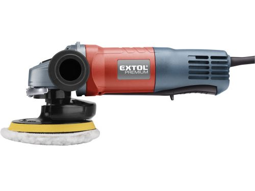 EXTOL PREMIUM   sarokcsiszológép 125mm, 900W, lapát kapcsolóval, papírdoboz