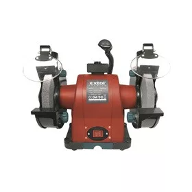   EXTOL PREMIUM kettős köszörűgép 520W, (P36, P80), lámpával