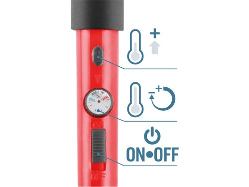 EXTOL PREMIUM forrasztó páka 60W, faanyag gravírozó funkcióval, szabályozható hőfok, műanyag koffer