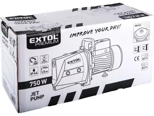 EXTOL PREMIUM   szivattyú, 750W, kerti  Extol Premium, max.5270 l/óra