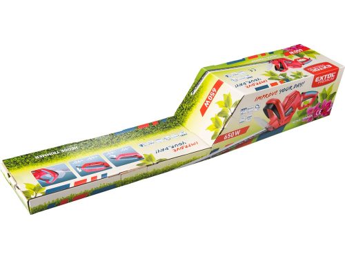 EXTOL PREMIUM   sövényvágó gép, elektromos 650W; penge hossz: 550mm, max. átvágható átmérő: 20 mm, 1500 1/perc, 3,1 kg