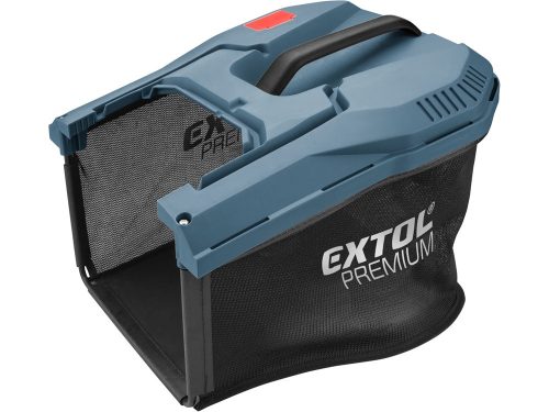 EXTOL PREMIUM   akkus fűnyíró gép, Garden20V, 20V, AKKU és TÖLTŐ NÉLKÜL! vágási kapacítás 33cm, állítható magasság, szénkefe mentes