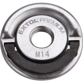   EXTOL PREMIUM gyorsszorítóanya sarokcsiszolóhoz; M14, max. 1000 W teljesítményig
