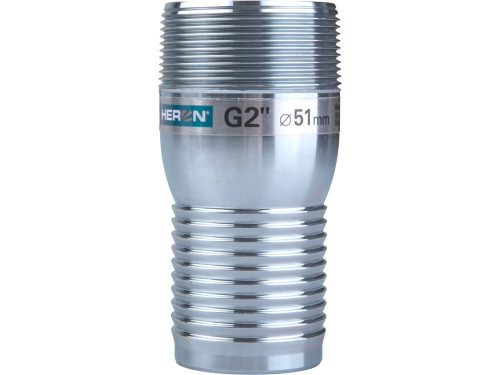 Tömlőösszekötő szívókosárhoz, külső menetes, C-2" (51mm), O 60 × 115 mm, 8895101 szivattyúhoz