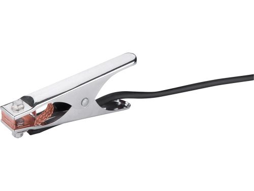 Hegesztő kábelpár, földelőkábel csipesszel + munkakábel elektródafogóval, 120A, 5m, 16mm2, csatlakozó: 10-25