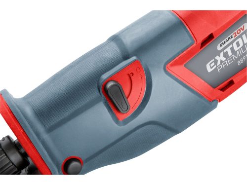 EXTOL PREMIUM   akkus gépszett Share20V, táskában, 7db-os: fúró, sarokcsiszoló, szablyafűrész, rotációs csiszoló, 2db akku, töltő