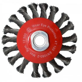 Abraboro Ultra fazékkefe, sodrott, 100 mm/0,5 mm*M14