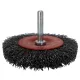 Abraboro Száras körkefe, 75 mm/0,3 mm*6 mm, acéldrót, kefevastagság: 15.0 mm